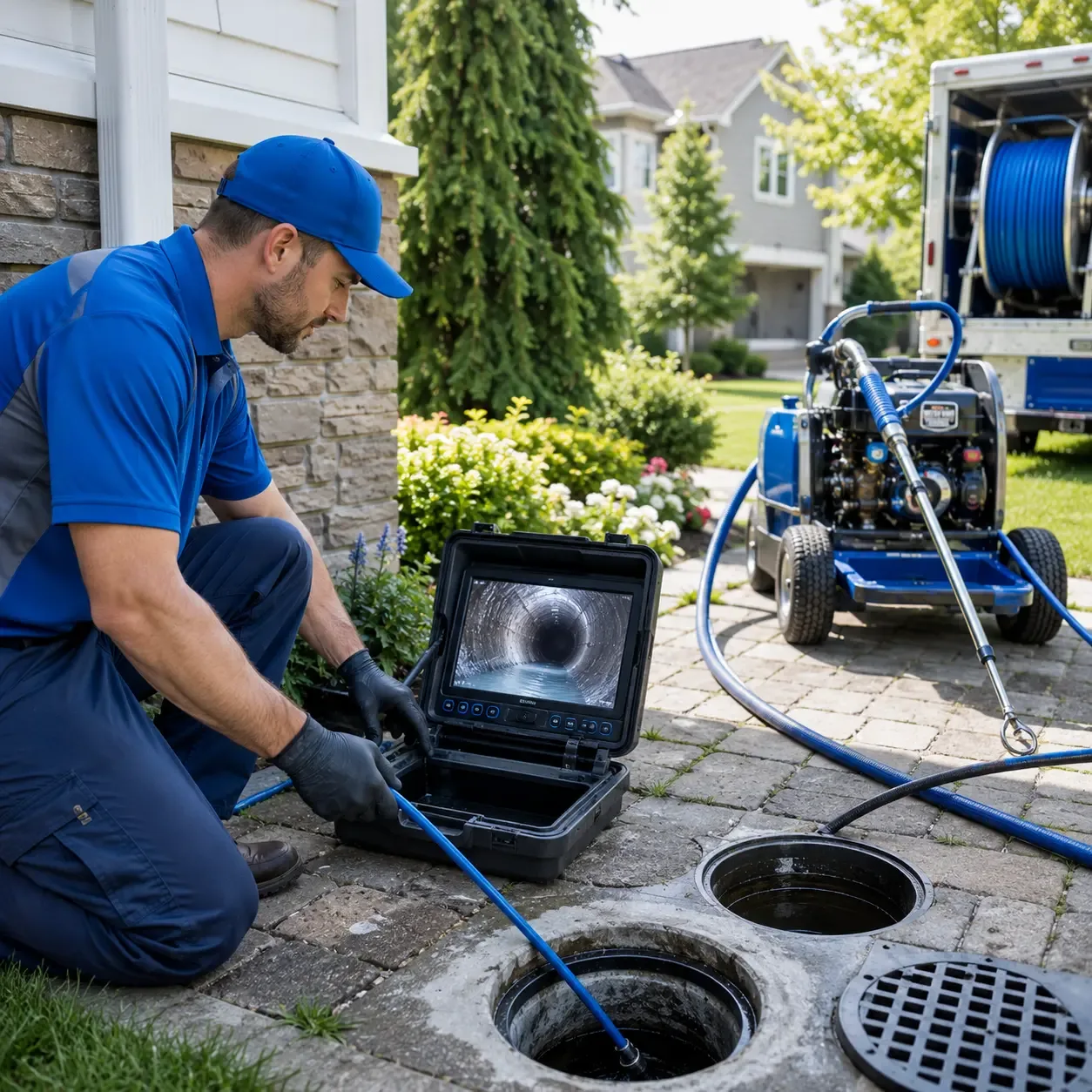 Outdoor drain cleaning professionals serving Chicago Heights, IL